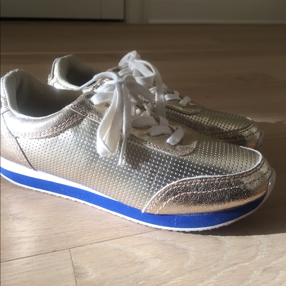 Gold Stevies sneakers size 5 (fits like a 6)